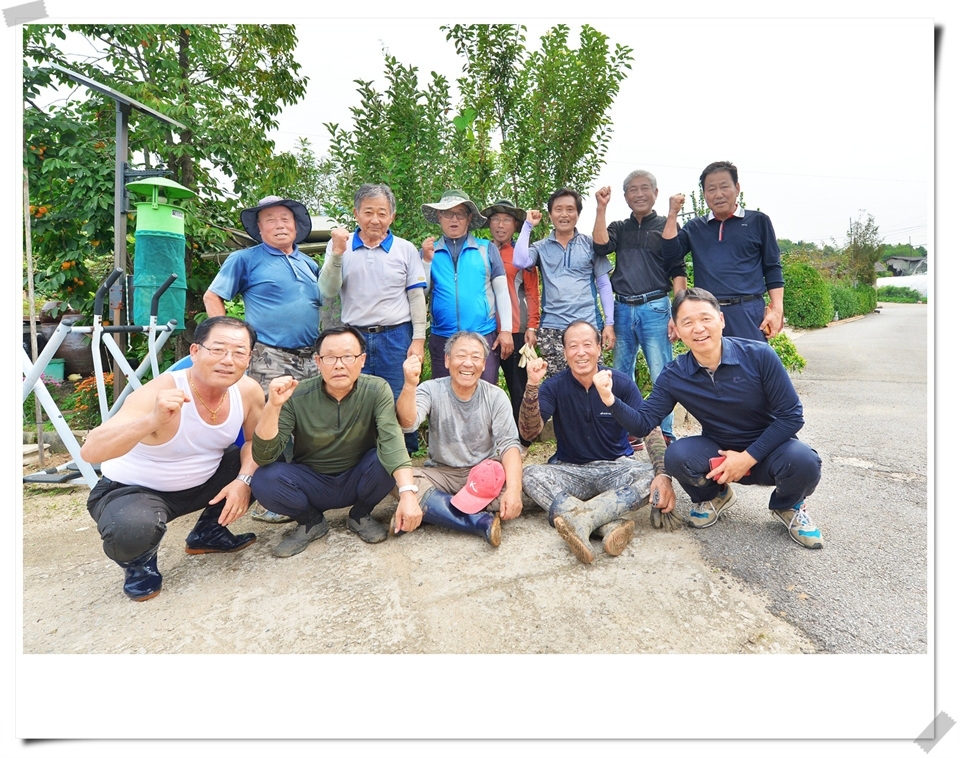 축제를 준비하는 농촌지도자원주시연합회 읍.면 회장단