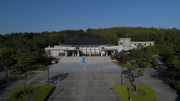 백제군사박물관 전경