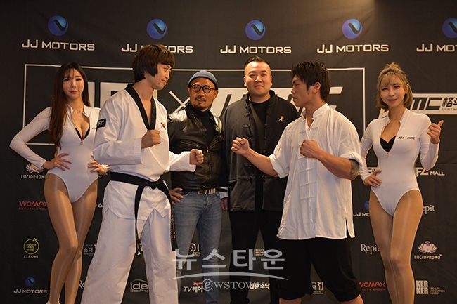 메인6경기_엔젤걸우희,하운표,박호준AFC대표,크리스MMC대표,구오시시엔,엔젤걸다령 / 고득용기자 ⓒ뉴스타운