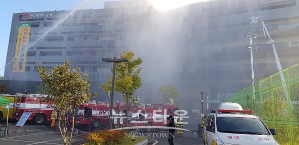 지난 10월 31일 한국세라믹기술원에서 훈련하는 모습
