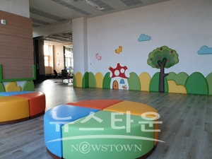 미세먼지 걱정 없는 유아전용 실내체육관
