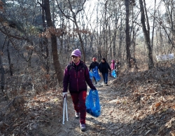 산지정화활동 모습