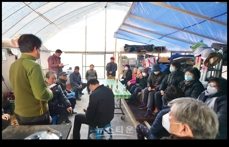 먼지, 소음공해 유발주범 골재선별 파쇄장 절대반대, 지정간현,문막동화주민들 집단반발
