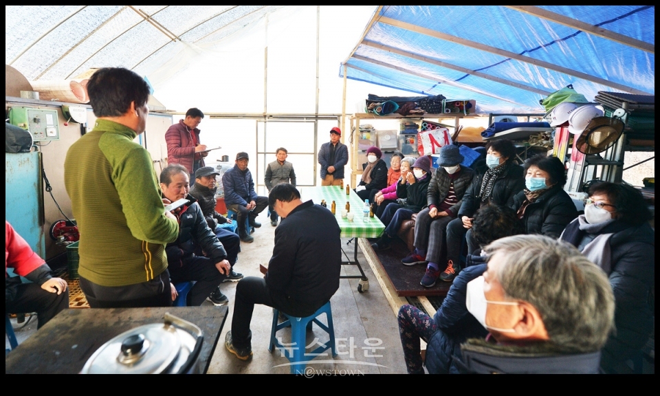 먼지, 소음공해 유발주범 골재선별 파쇄장 절대반대, 지정간현,문막동화주민들 집단반발