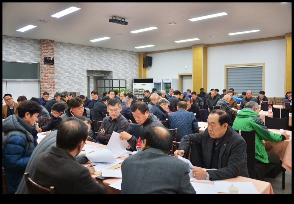 원주영서고 총동문기별 및 임원회의