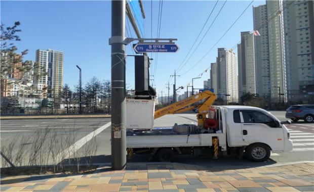 도로안내시설 현장조사 사진