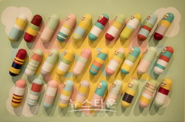 홍승태 개인전 ‘Delivery love’(김한정 기자)