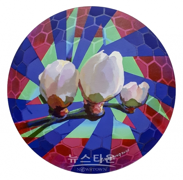 정지석 초대전 ‘봄이 오는 소리’(김한정 기자)