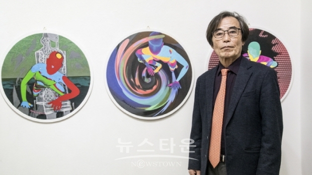 정지석 초대전 ‘봄이 오는 소리’(김한정 기자)
