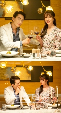 저녁 같이 드실래요_ 송승헌x서지혜 로맨틱 순간 포착 / 고득용기자 ⓒ뉴스타운