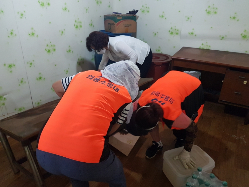 귀래면 여성의용소방대, 주거환경 개선 사랑의 집수리 봉사