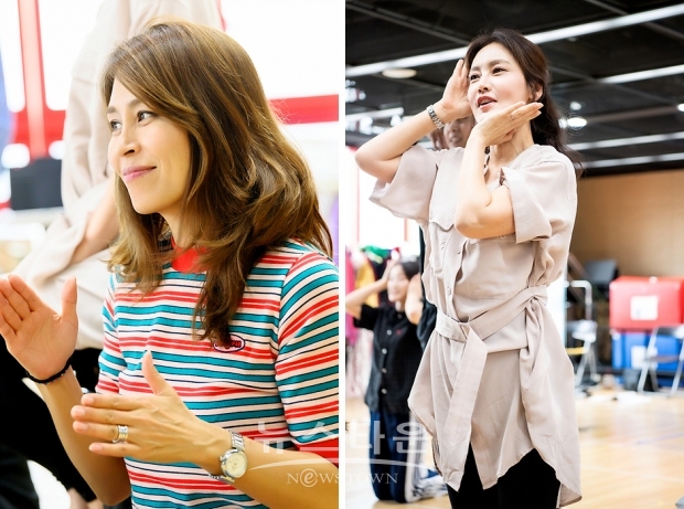 :: 이미지 = 뮤지컬 '제이미' 연습 스틸 컷_ ‘마가렛’ 역 최정원, 김선영┃제공. ㈜쇼노트 ::