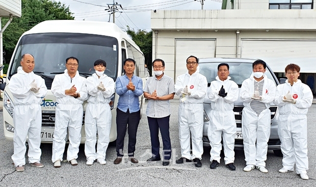 8명으로 구성된 충주시 교통방역대책반