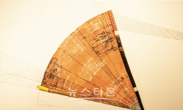 강화산 작품세계 ‘우연의 지배-소네트’(김한정 기자)
