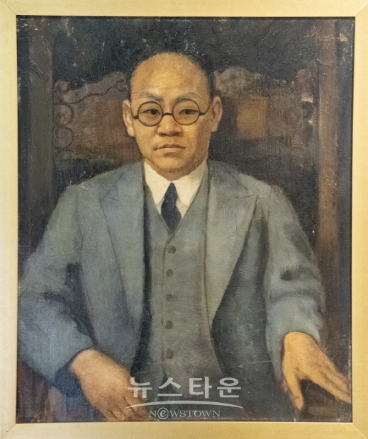 김달진 관장의 '배운성 작가, 근대를 열다'전(김한정 기자)