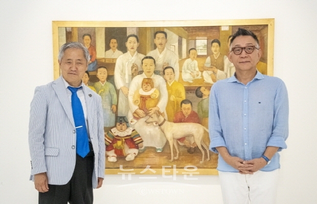 김달진 관장의 '배운성 작가, 근대를 열다'전(김한정 기자)