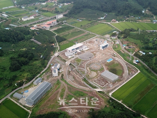 농업기술센터 신축 현장 모습