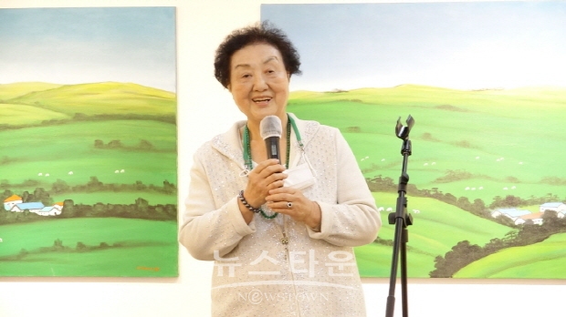 청계 양태석 팔순 초대전(김한정 기자)