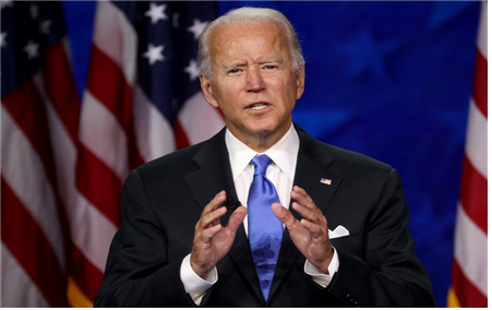 photographs of Biden, the Republican presidential candidate of the United States