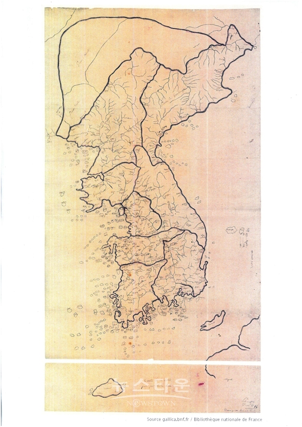 김대건 신부 「조선전도」