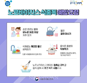 노로바이러스 감염증 예방 수칙