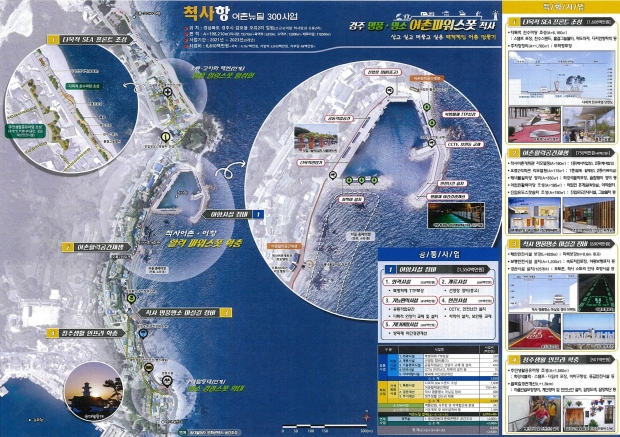 사진설명 : 경주 척사항이 해양수산부 주관 ‘2021년 어촌뉴딜300사업 신규대상지’ 에 선정됐다. 사진은 사업개요도.
