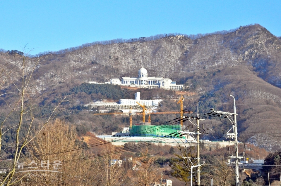 가평군에 위치한 천정궁 통일교세계본부