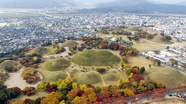 경주 대릉원 일대 전경사진