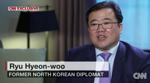 지난 2019 탈북해 한국에 정착한 것으로 최근 밝혀진 류현우 전 쿠웨이트 주재 북한 대사대리가 미국 CNN과 인터뷰했다. CNN 캡처.