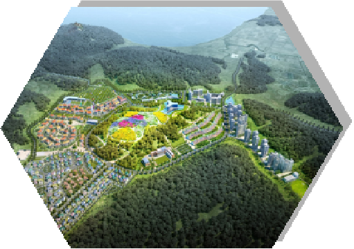 애기봉 배후관광단지 조감도