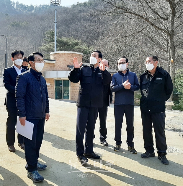 시민휴양시설 현장확인(봉황산 자연휴양림)