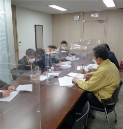 경긱도 공공기관 유치 회의 모습