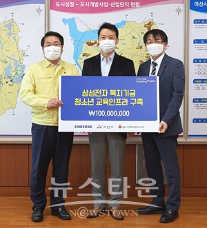 청소년‧아동 지원 사업 후원 전달식