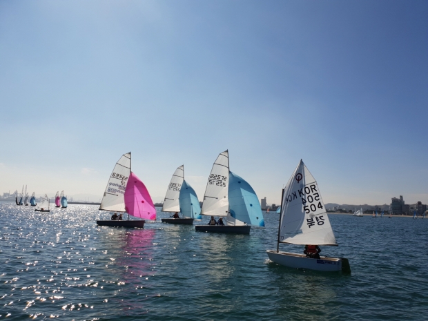 영일대해수욕장 딩기요트