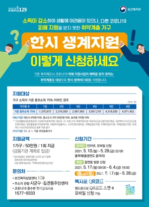 한시생계지원금
