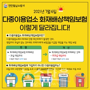 다중이용업소 화재 피해배상 범위 확대 법령개정