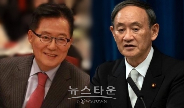 보도에 따르면, 박 원장은 악화 일로의 한일관계에 대해 ‘지금의 상황으로는 안 된다’는 취지의 발언을 하고, 관계개선의 필요성이나 그것을 향한 의사를 강조했으며, 스가 총리도 공감을 표시한 것으로 전해졌다.