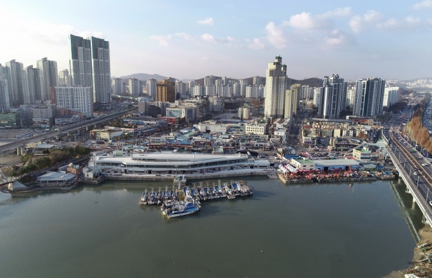 소래포구 전경