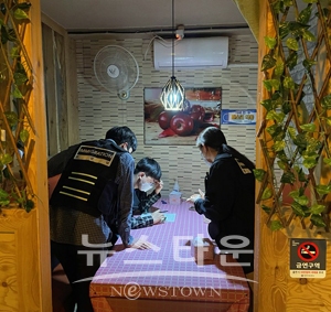 유흥업소 및 다방 불시 현장단속