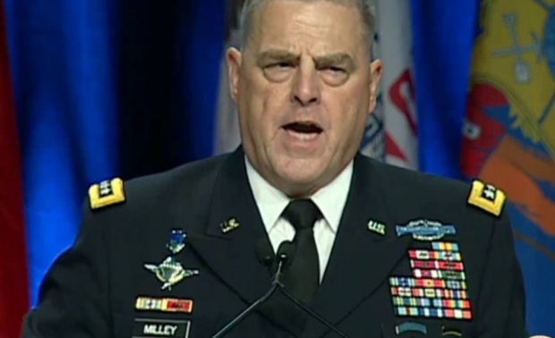 마크 밀리 합참의장(위 사진)은 “중국이 대만 전체를 군사적으로 장악할 수 있는 능력을 가지려면, 아직도 시간이 걸린다”고 강조하고, 현시점체서 침공을 단행할 군사적인 이유도 없다고 말했다. (사진 : 유튜브 캡처)