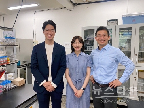 왼쪽부터 장준호 서울대학교 공과대학 재료공학부 연구원, 이규민 연구원, 남기태 교수(사진 : 서울공대)