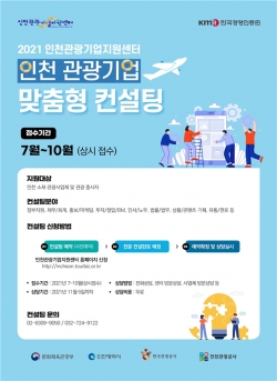 인천관광 맞춤형 컨설팅 지원사업 포스터