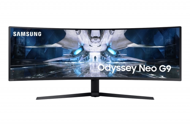 삼성전자가 출시한 미니 LED를 적용한 커브드 게이밍 모니터 오디세이 Neo G9 (사진 : 삼성전자)