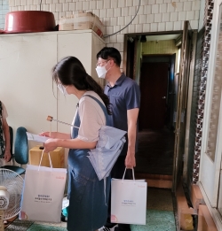 쪽방 합동 순찰 현장