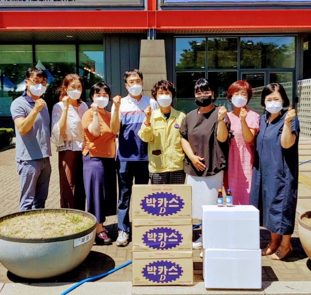 포항시어린이집연합회, 코로나19 방역 힘쓰는 남구 보건소 위문