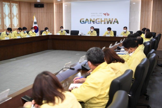 확대간부회의 모습