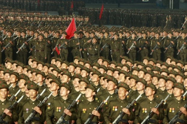 북한 평양 김일성광장에서 열린 9일 정권수립일(9·9절) 73주년 열병식. 조선중앙통신 캡처