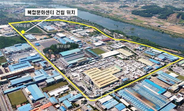 복합문화센터 건립위치도