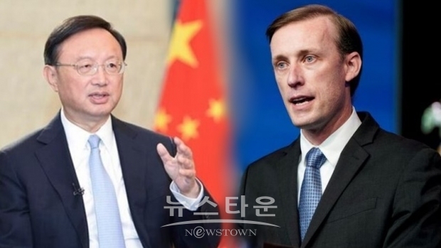 유럽연합(EU), 쿼드(Quad), 오커스(AUKUS), 미국의 대만과의 관계강화로 중국에 대한 억제정책은 거의 형성됐다고 보고 있는 바이든 정부는 중국과의 경쟁관리에 나서기 시작했다. 위 사진 오른쪽이 제이크 설리번