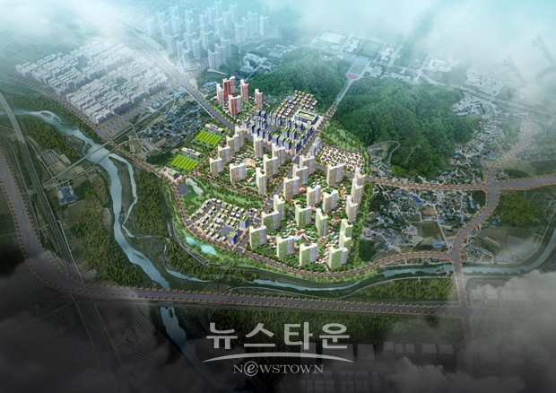 아산 탕정지구 도시개발사업 조감도
